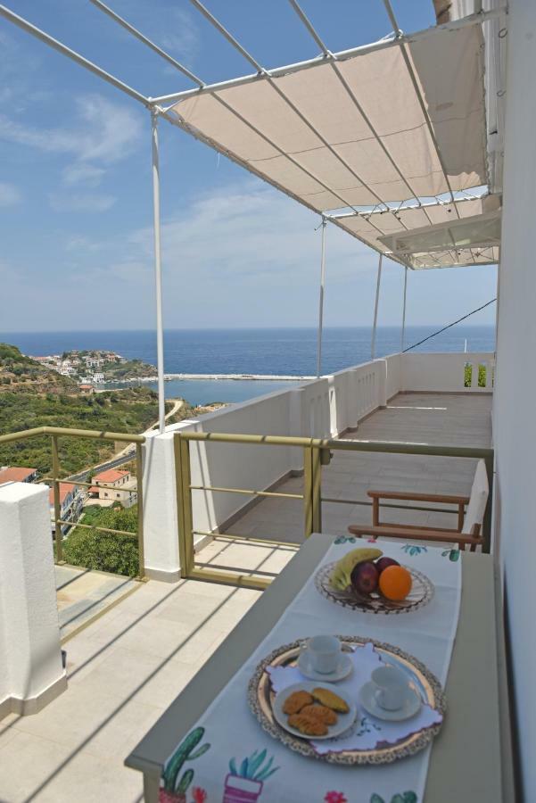 Villa Mare Vista Evdilos  Esterno foto